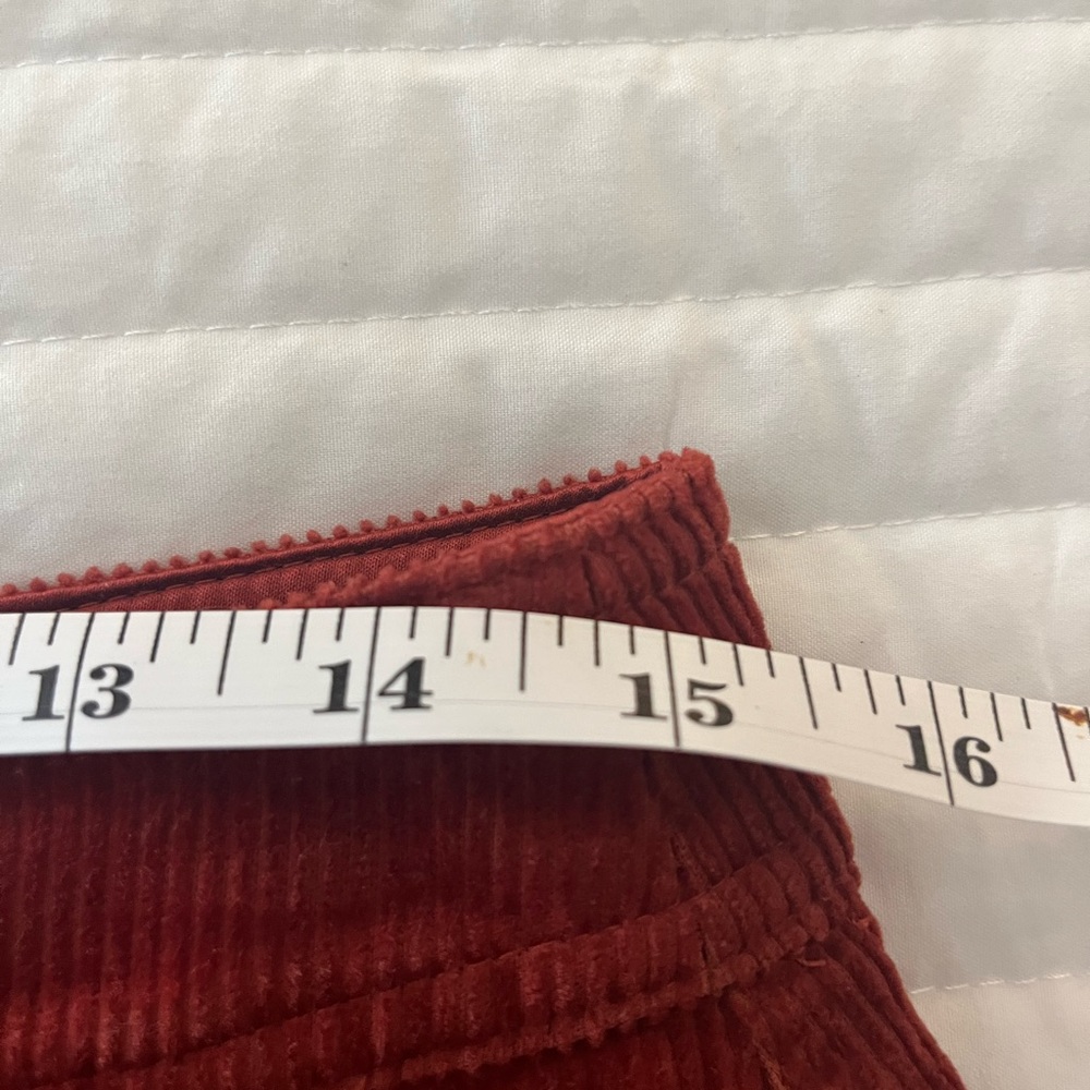 Boden Red Corduroy Pencil Skirt - Picture 8 of 11